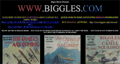 Desktop Screenshot of biggles.com
